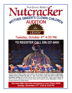Nutcracker Audition Flyer