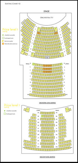 Seating Charts Levoy Theatre