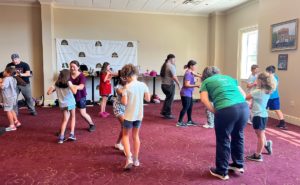 Kids practicing Stage Combat