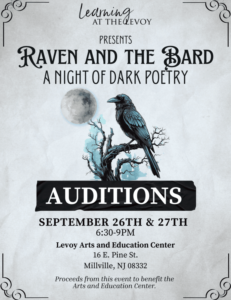 image with date for Raven and Bard auditions
